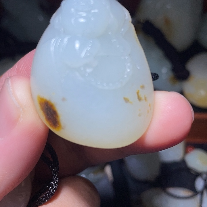 k***i和田玉（白玉）未镶嵌颈饰