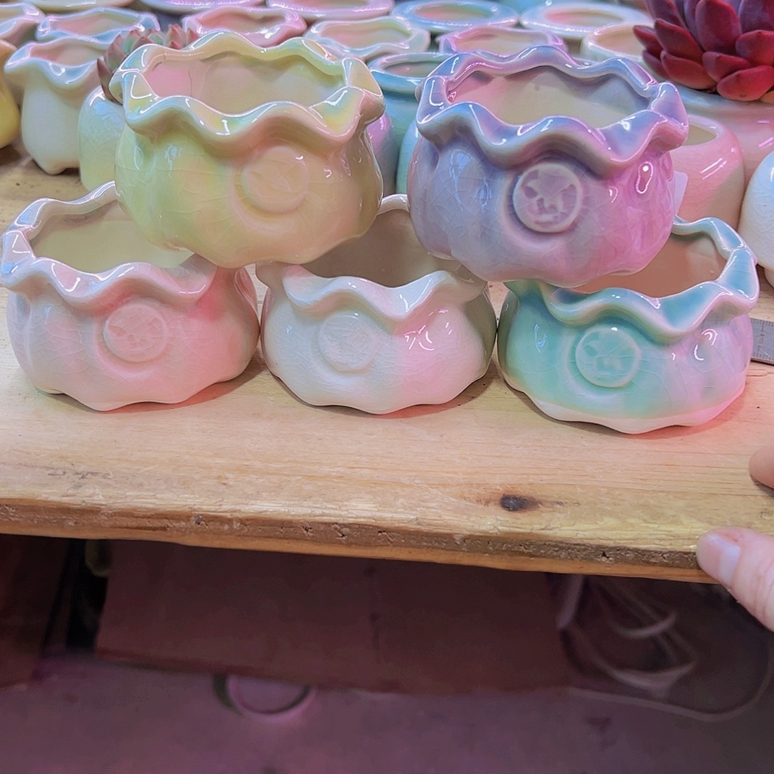 陶瓷花盆当场凑满12包邮