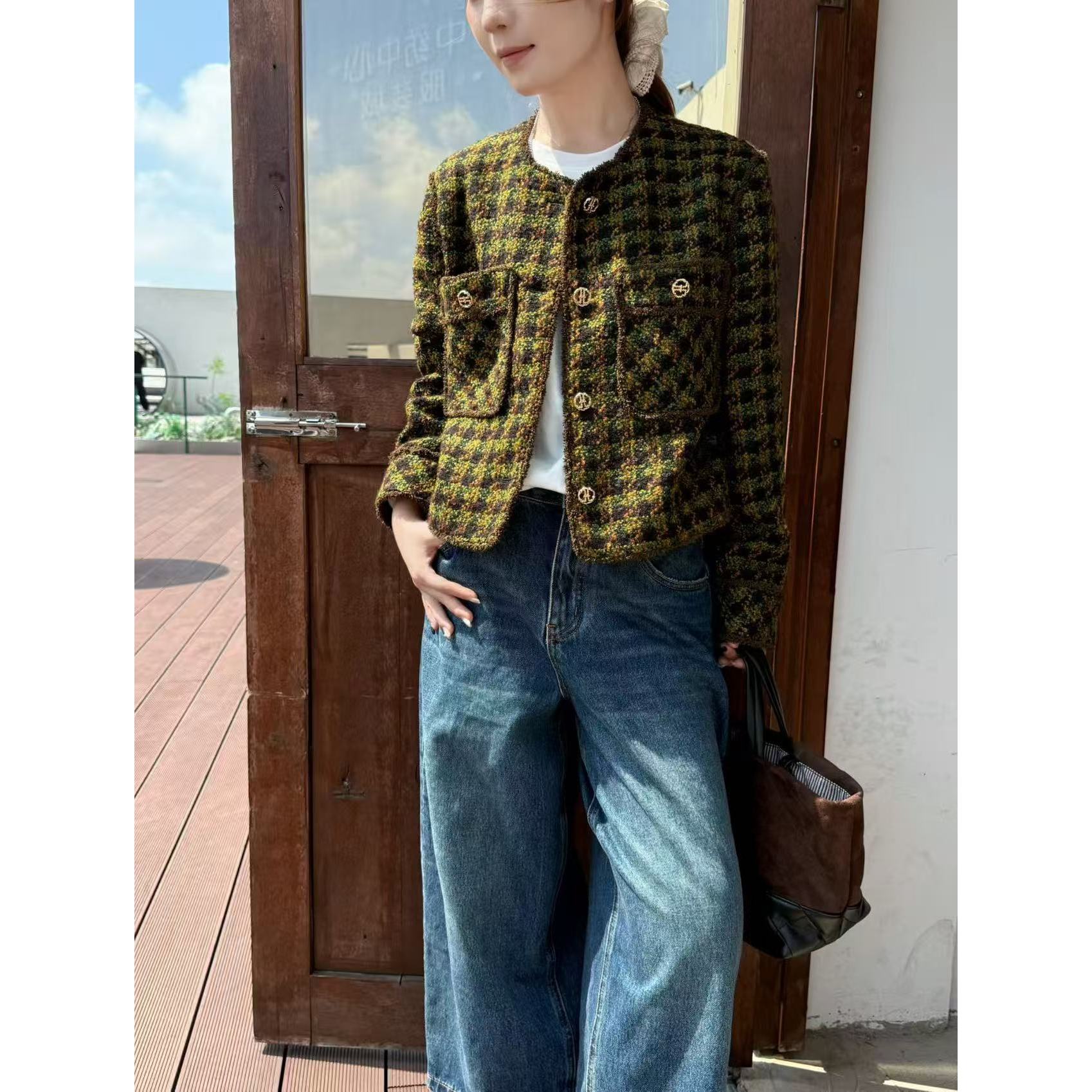 KIKI严选：25760-1+9家欧货南油秋冬高级感轻奢韩系小香风外套