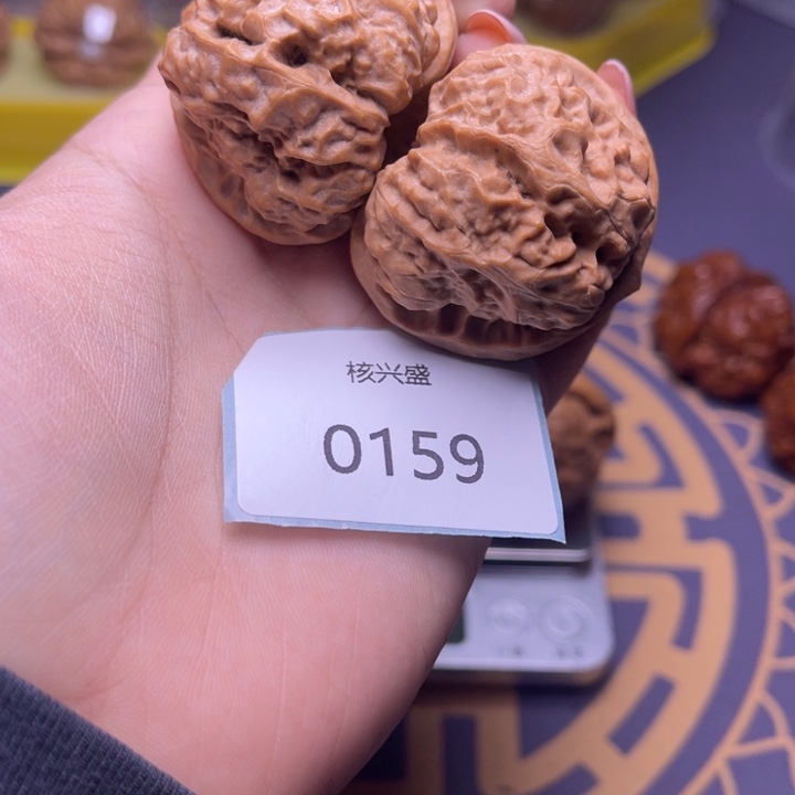 文玩核桃把件蛤蟆41.0159