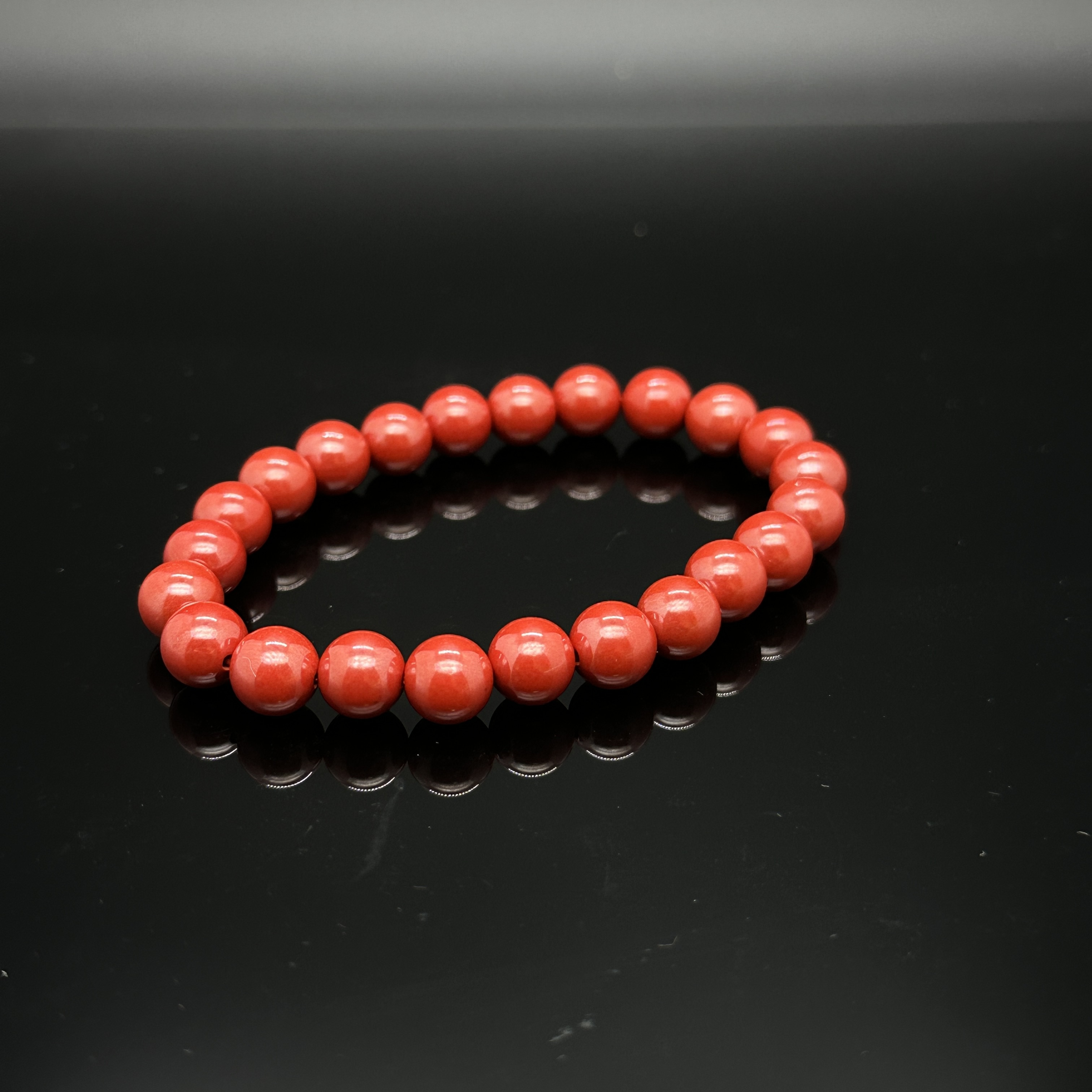 含辰砂工艺品DS231朱砂圆珠手串