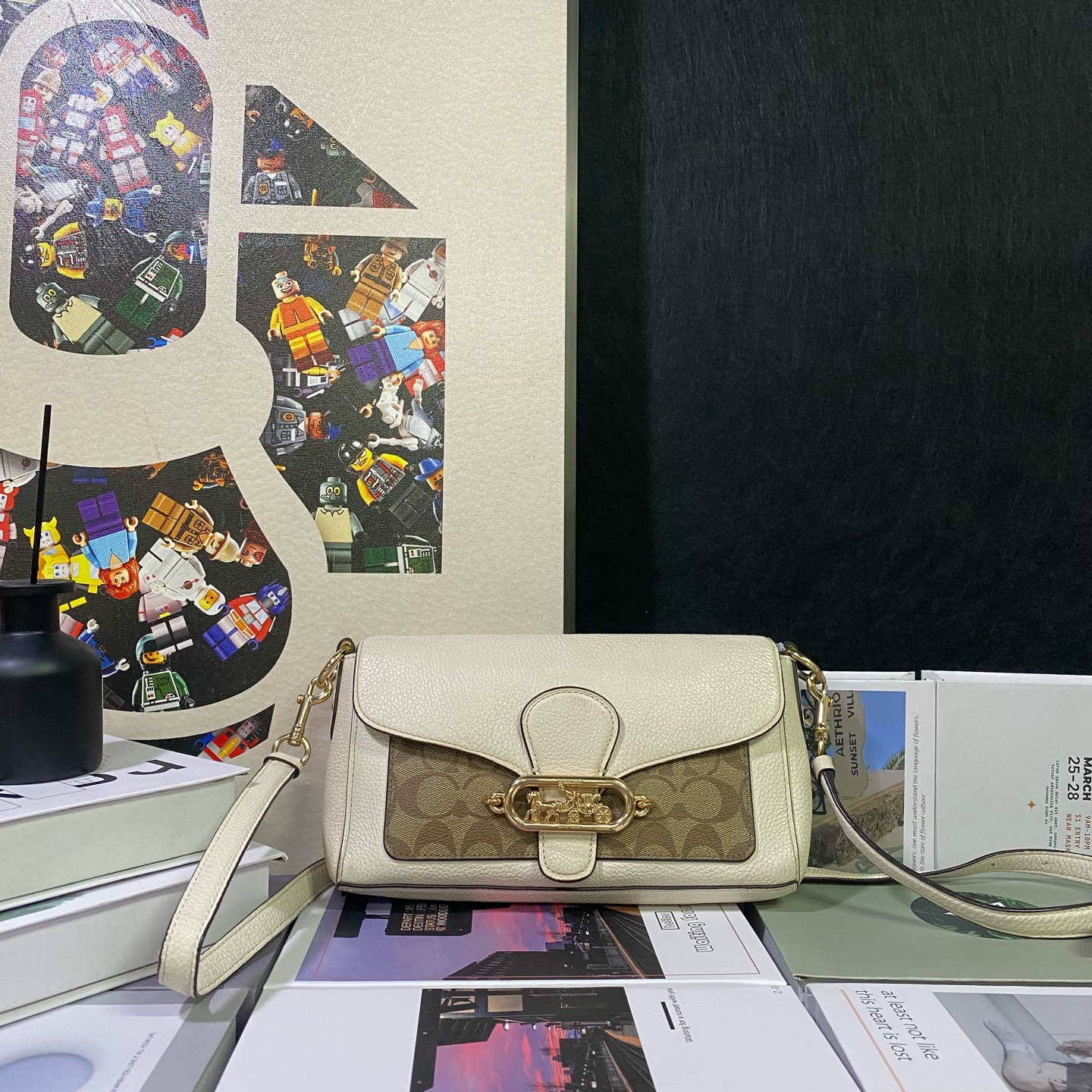 95新 COACH/蔻驰 21916斜挎包26×14