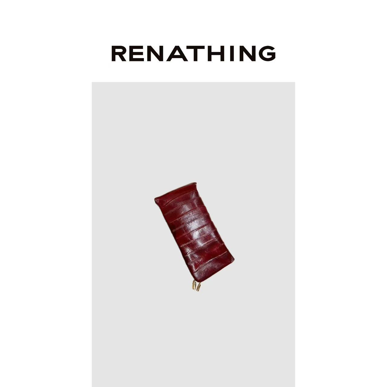 【RENATHING】复古简约手拿包