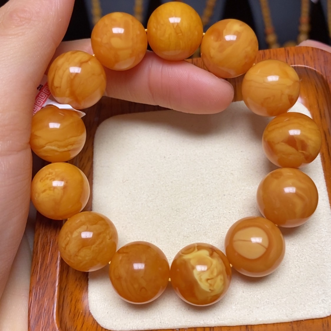 【闪购商品】蜜蜡手链未镶嵌手串