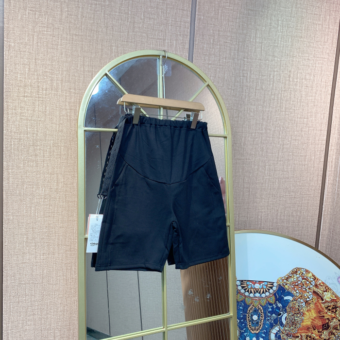 HT134孕妇黑色短裤XL110-140  2XL150