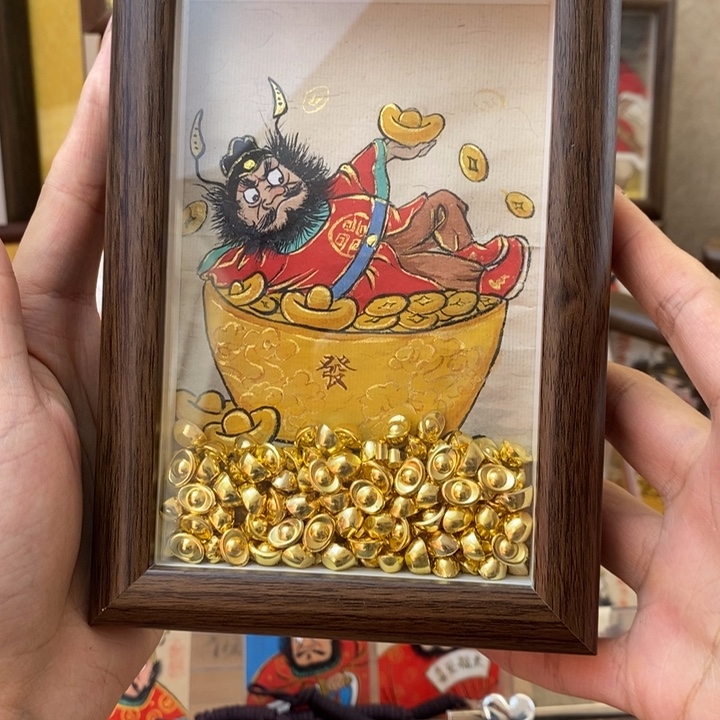 孤品朱砂奎爷躺ying全身款大摆台