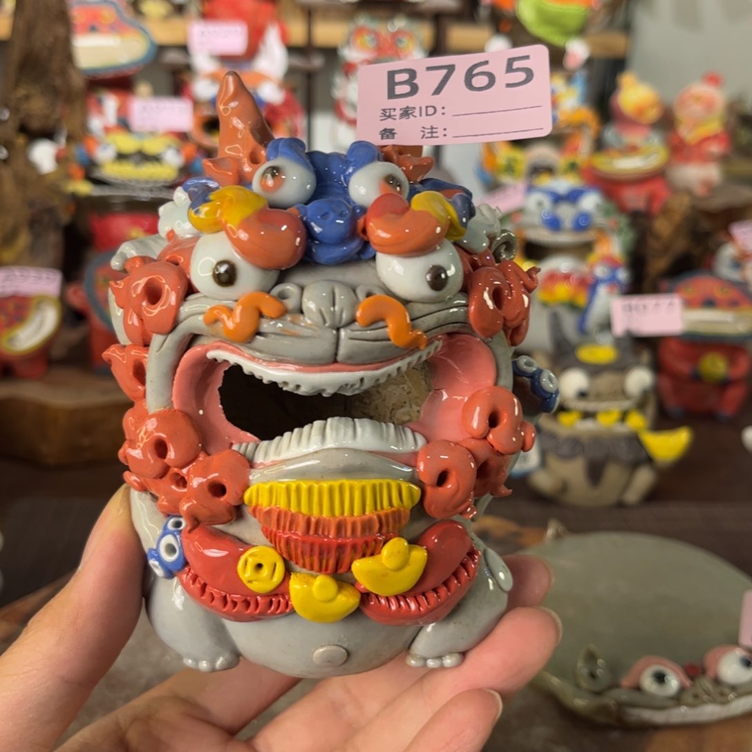 泥塑纯手工茶宠摆件