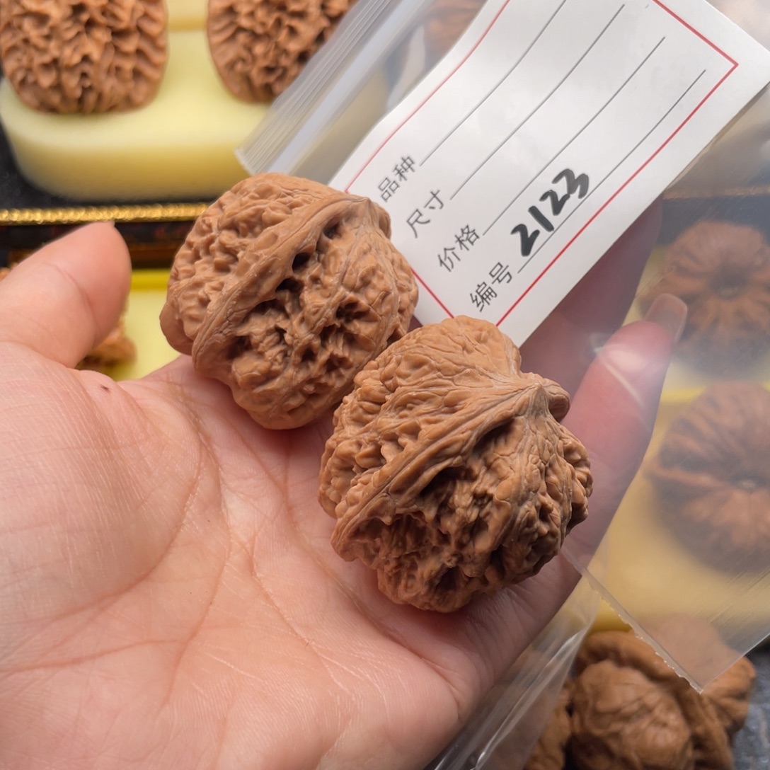 凭***栏吊坠文玩核桃2123号36将军