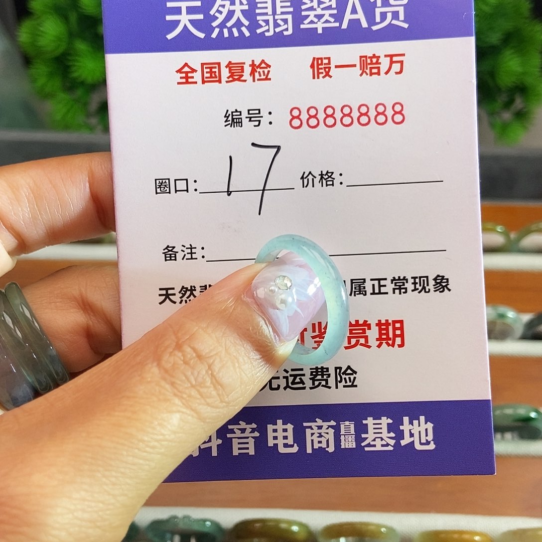 翡翠戒圈未镶嵌8888.......
