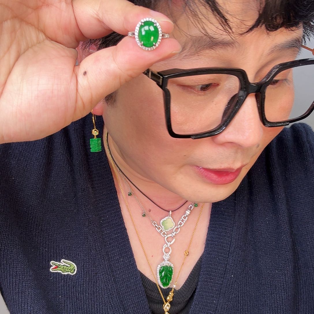 翡翠颈饰未镶嵌一个