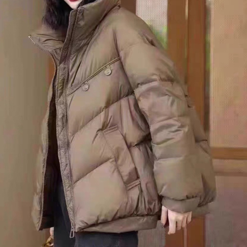 2024冬季保暖加绒加厚款宽松外套女装