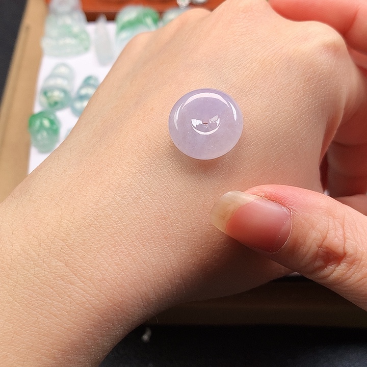 翡翠吊坠(不含链)未镶嵌平安扣