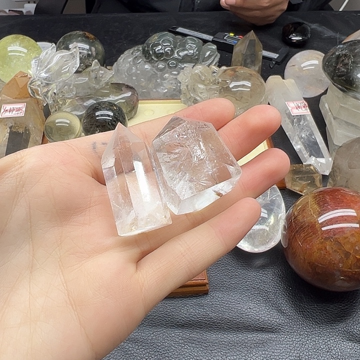 珠宝半成品水晶未镶嵌46水晶