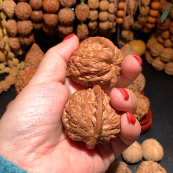 王***儿手串/手链核桃39尺血麒麟