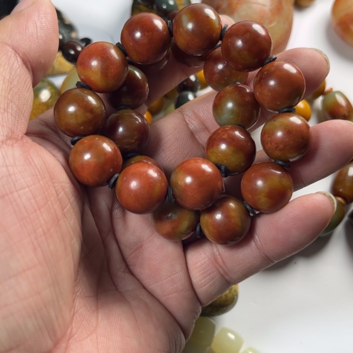 【闪购商品】未镶嵌手链透闪石质玉y****1