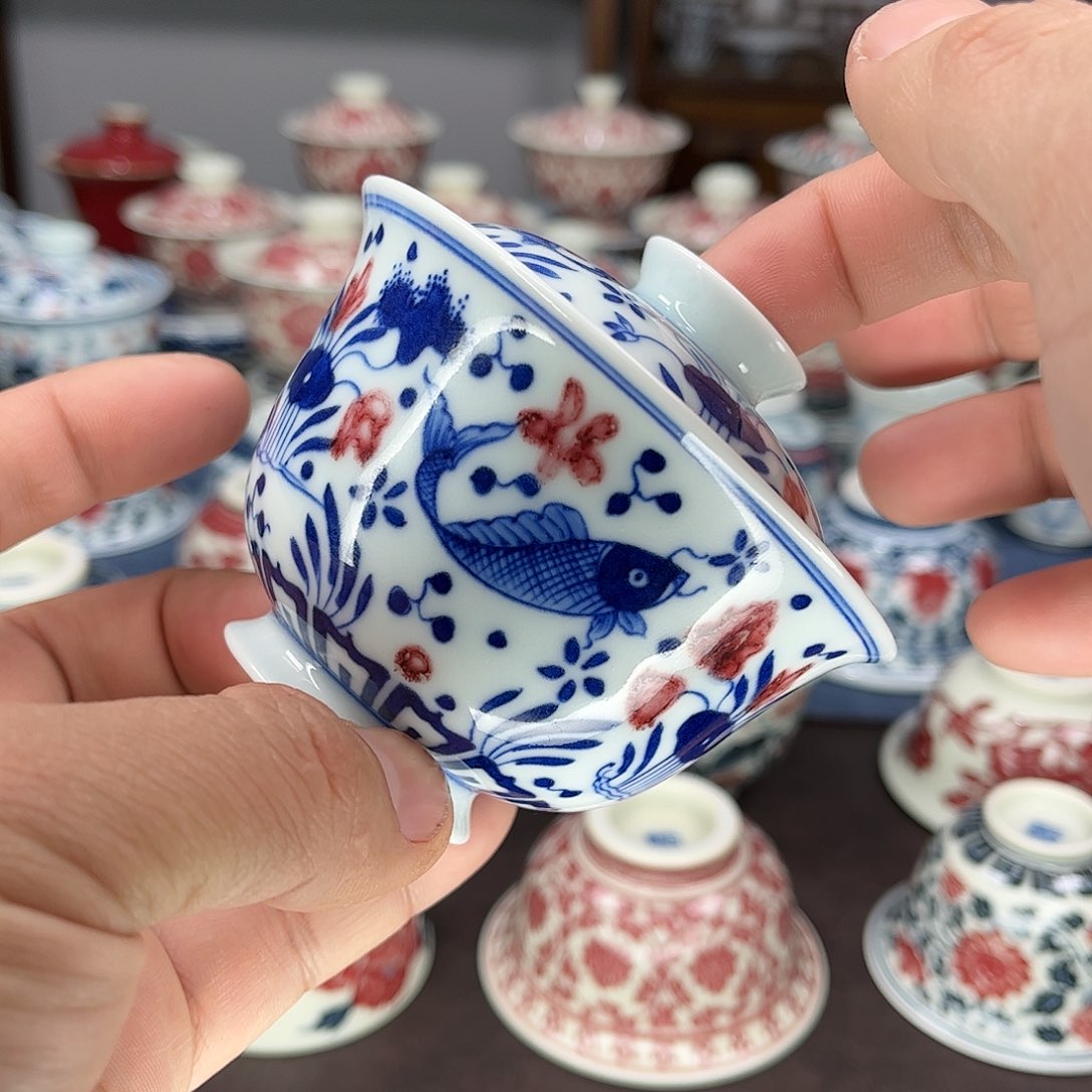 景德镇陶瓷青花釉里红