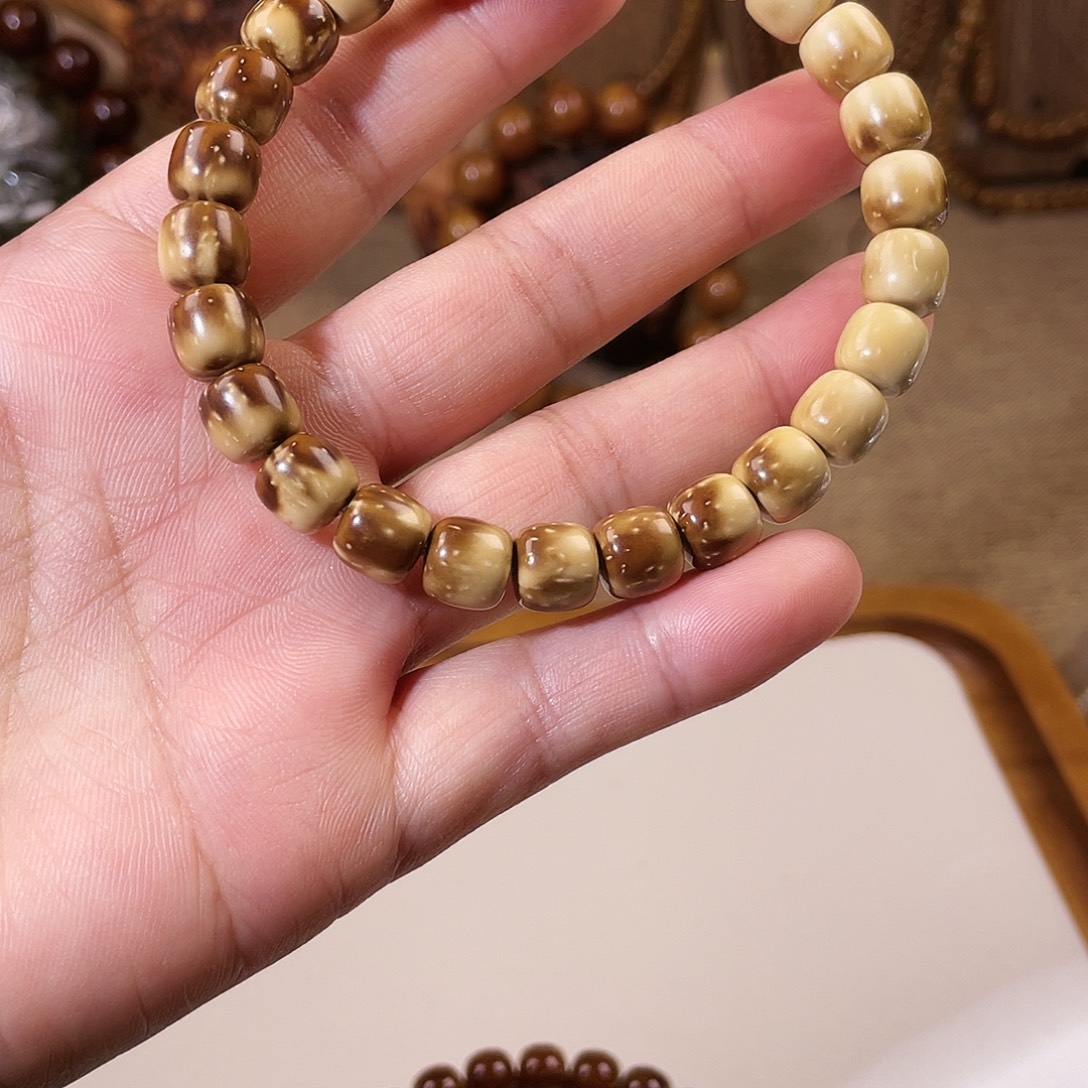 紫金鼠手串紫金鼠实心花鼠老型孤品