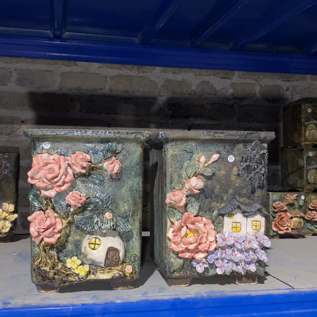 红陶用****1青藤花器多肉花盆