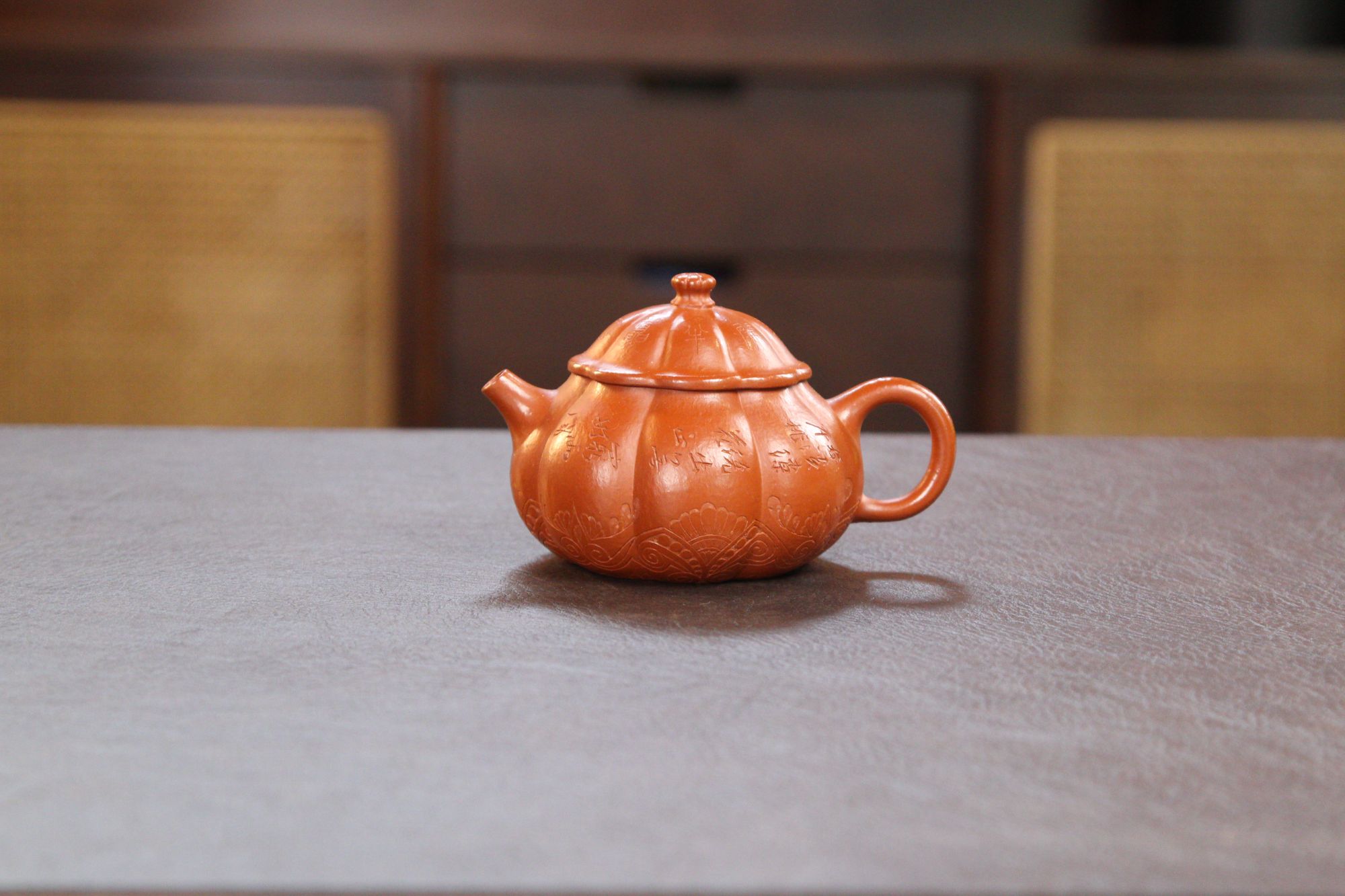 【杨圣】万花宫灯|朱泥|180cc 鲁文琴之女 紫砂茶壶