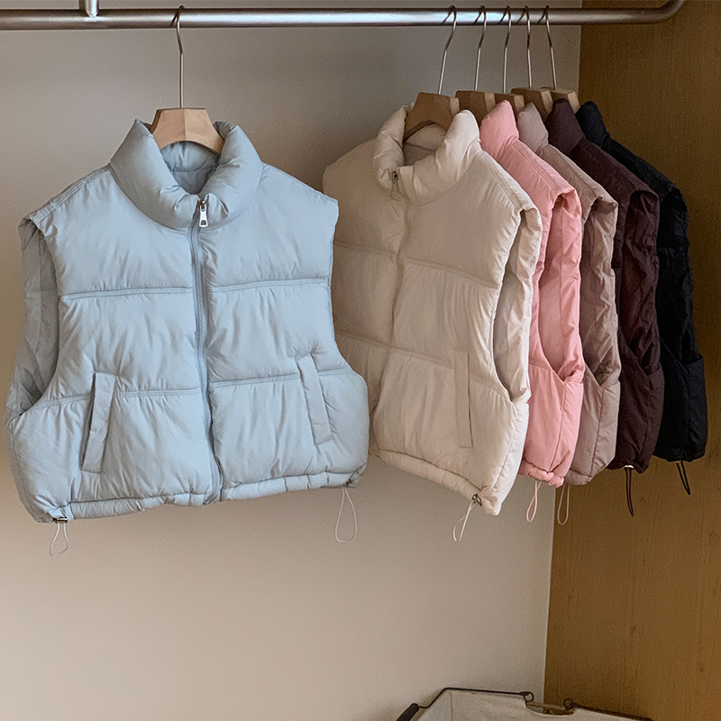 【小个子定制】2025秋冬肯豆风棉服马甲小个子时尚坎肩马甲外套