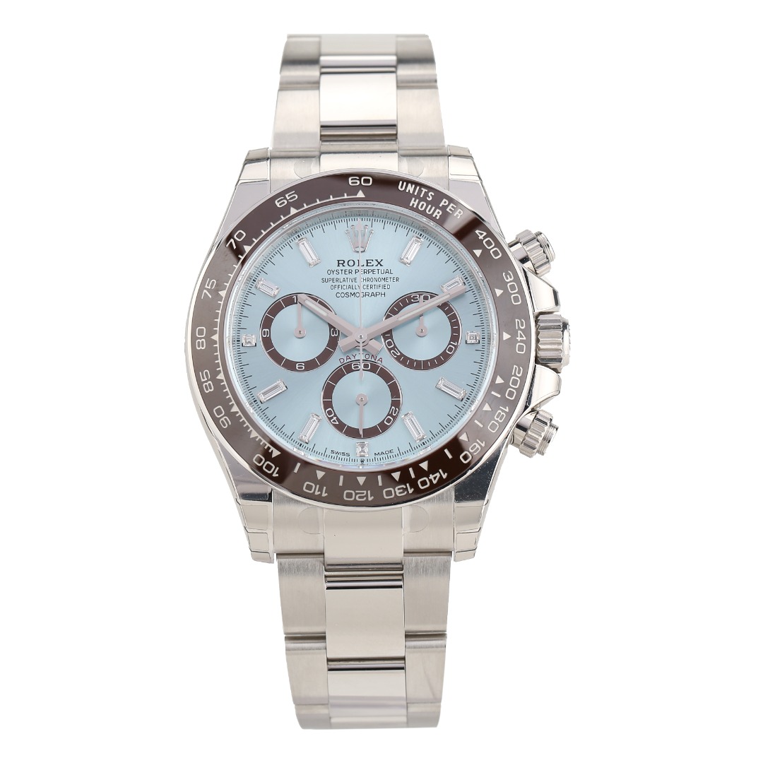 99新 Rolex/劳力士 24年全套/劳力士迪通拿126506钻刻冰蓝迪