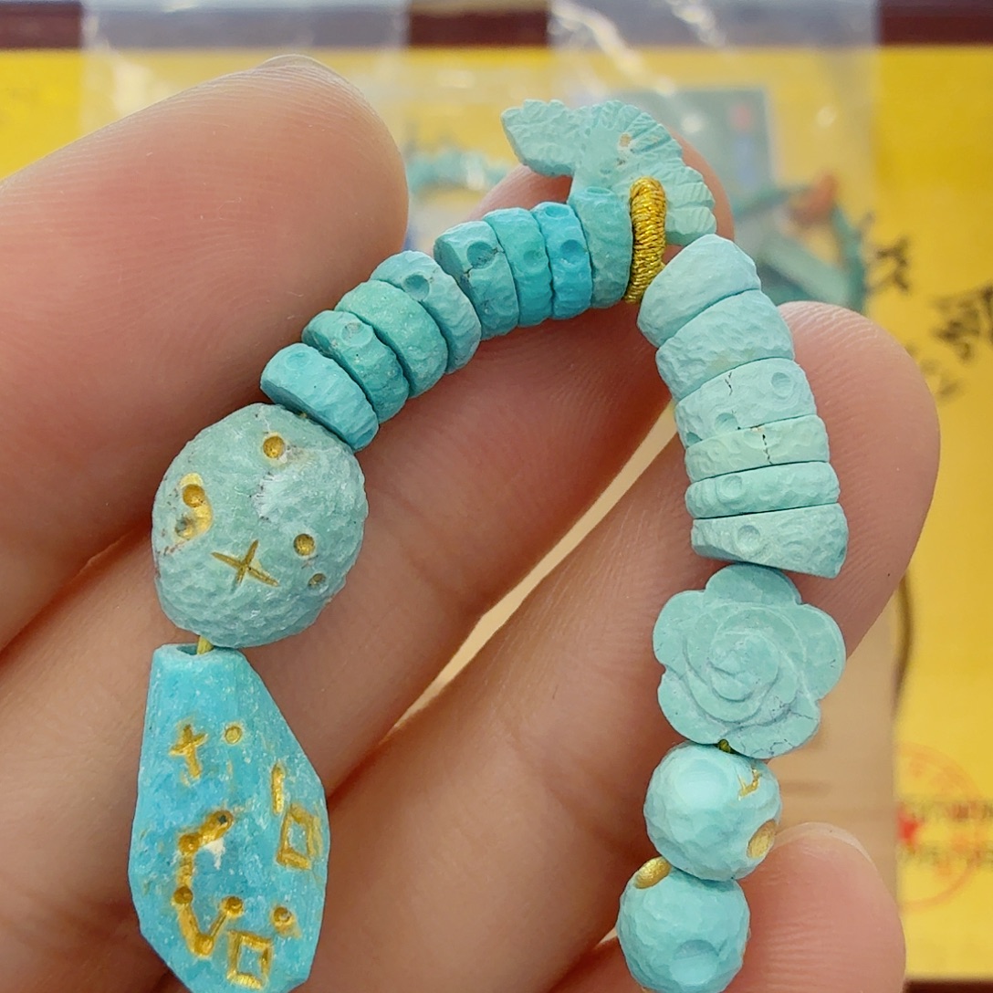 绿松石未镶嵌配饰