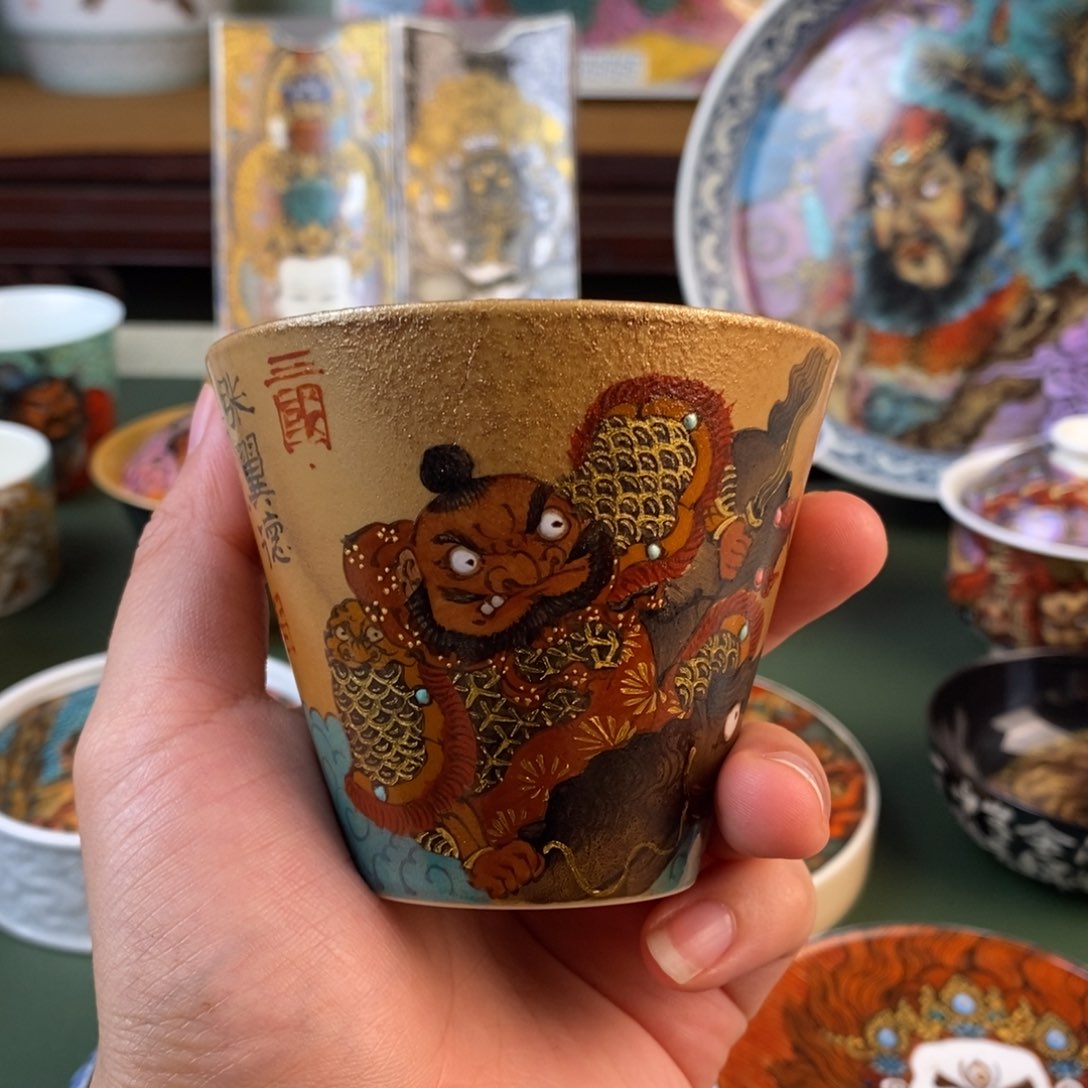 纯手工手绘陶瓷杯