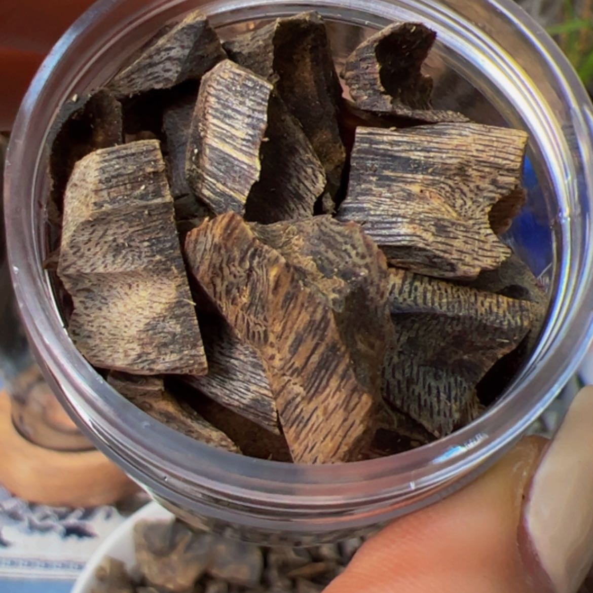 【闪购商品】沉香手把件奇楠张勺子高端老块料20克