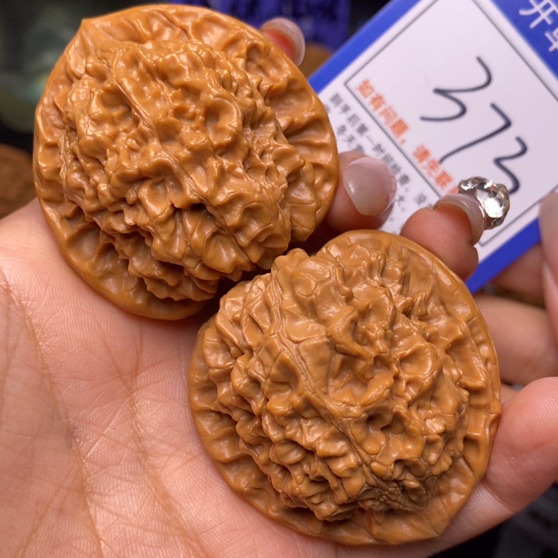 文玩核桃把件47官帽373