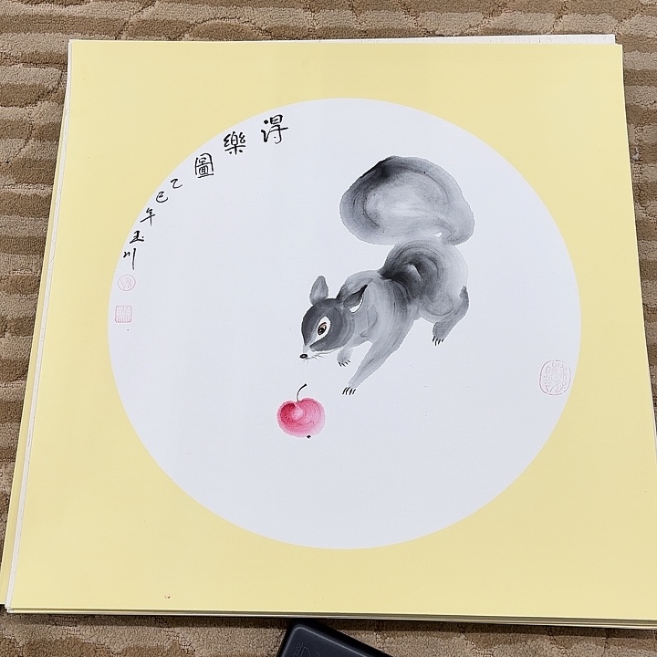 国画花鸟的翅膀和羽毛