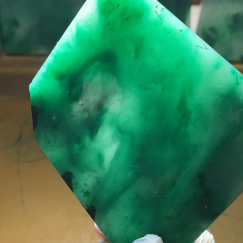 【闪购商品】定制石英质玉（非洲翠）鸿****金