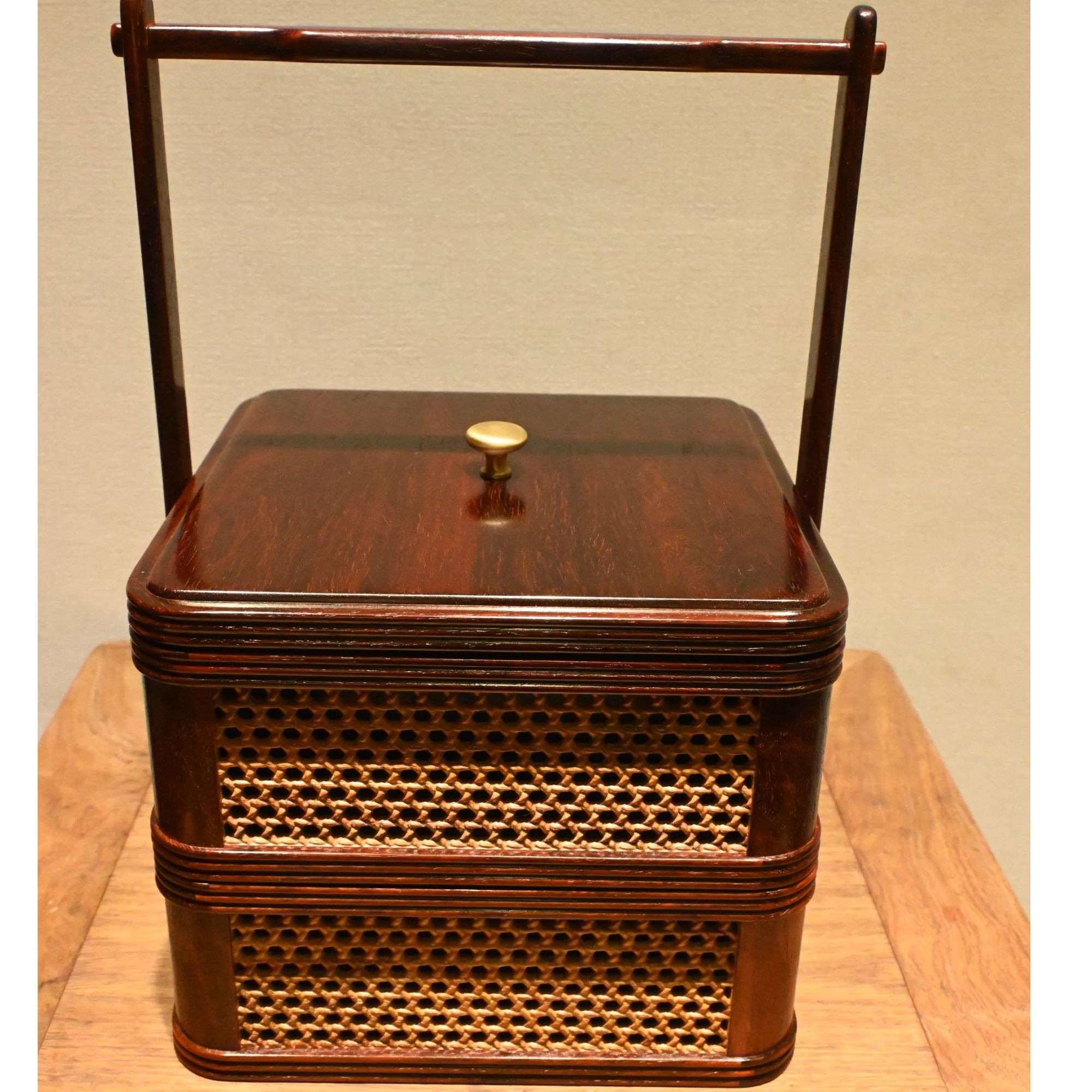 小叶紫檀点心篮970g