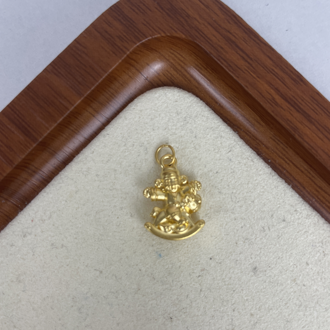 0.51g马财神吊坠足金999，先鉴定后发货