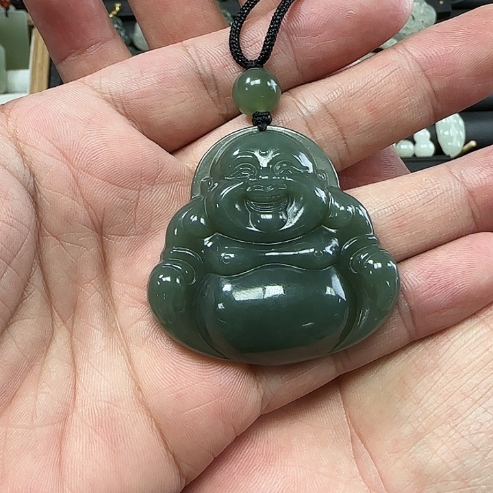 和田玉吊坠(不含链)未镶嵌