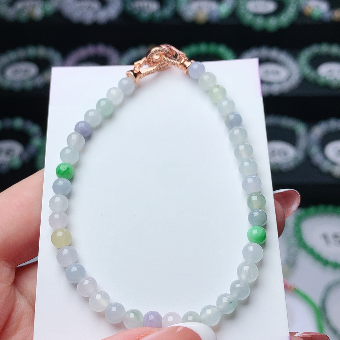 翡翠手链未镶嵌翡翠