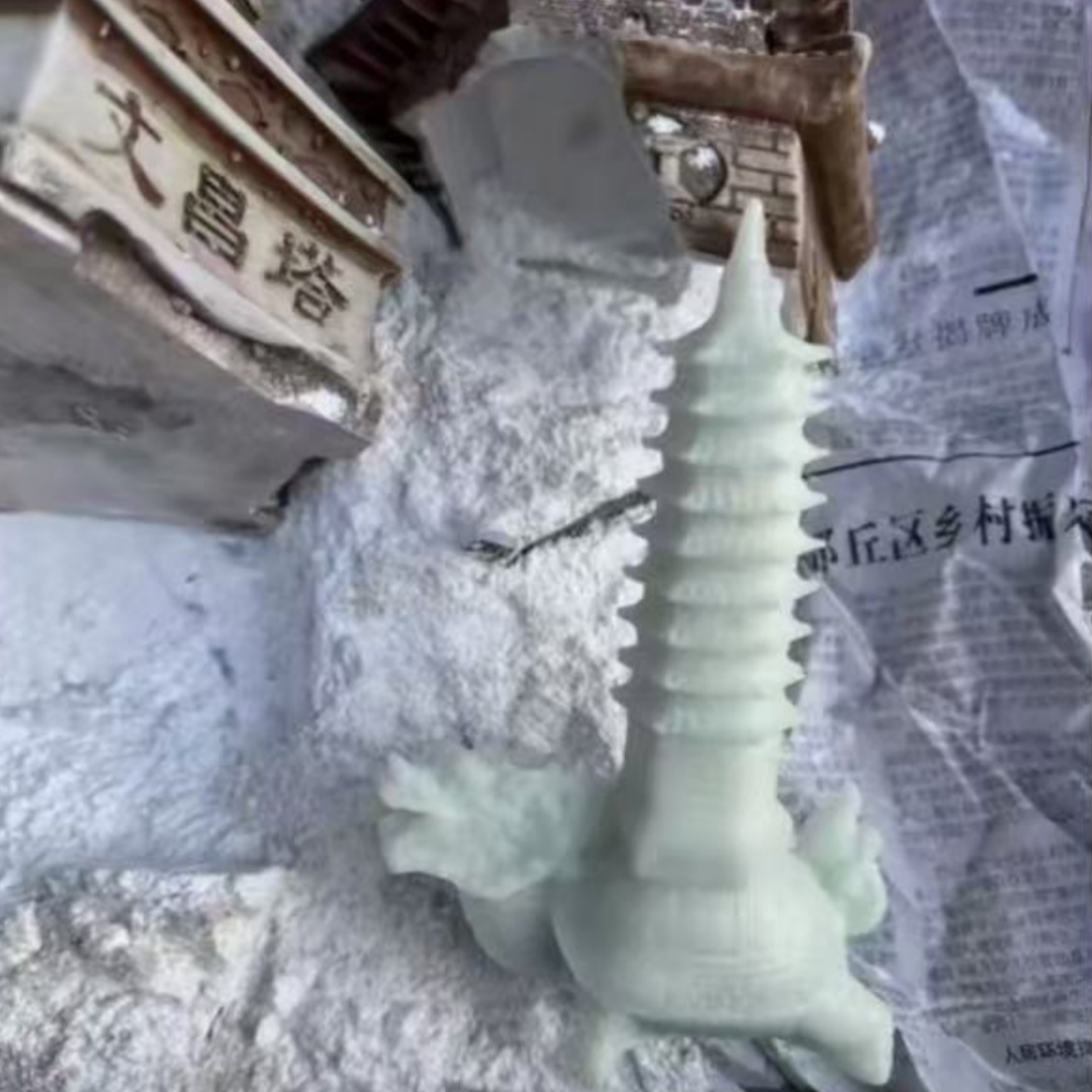 创意饰品九转龙龟万福塔摆件           