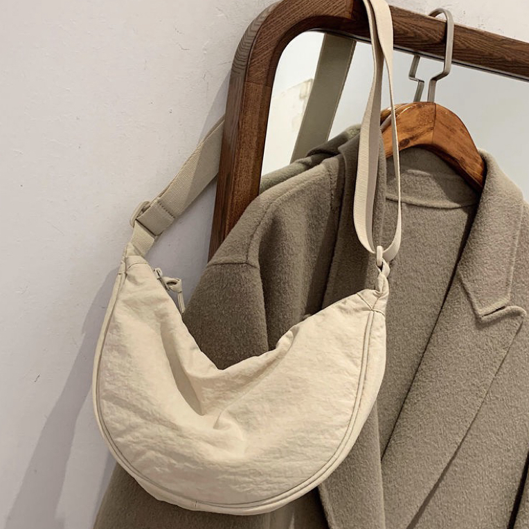 饺子包多层款单肩饺子腋下包斜挎包斜跨肩包拉链