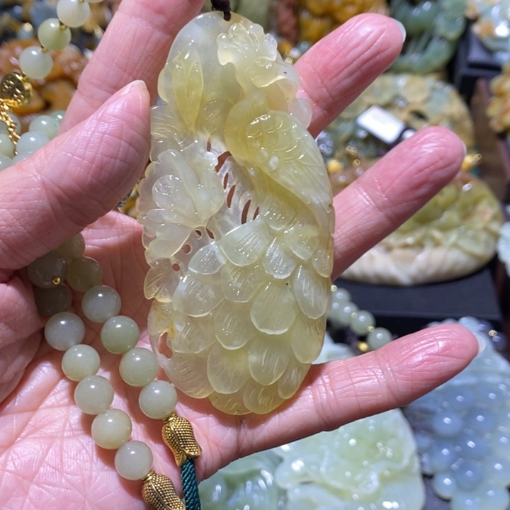 岫玉岫玉吊坠未镶嵌