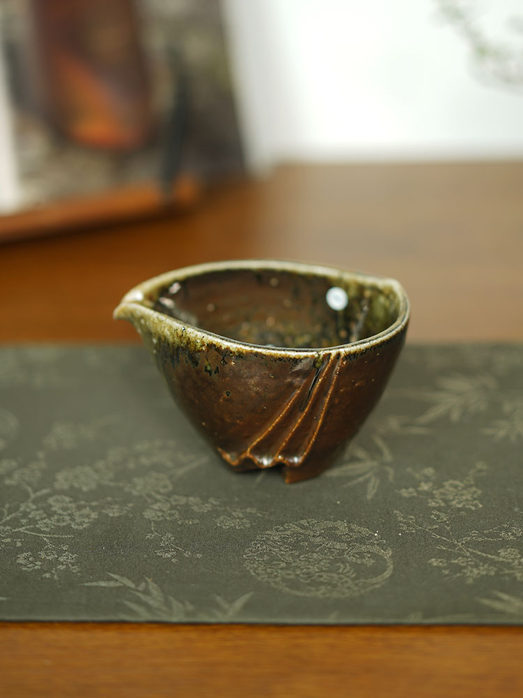 伊禾集物 日本备前烧匠人马场隆志 公道杯 分茶器 茶道零配 1842#