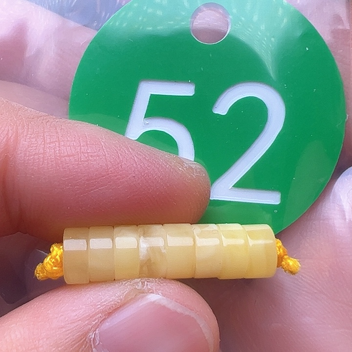 蜜蜡裸石未镶嵌6m m