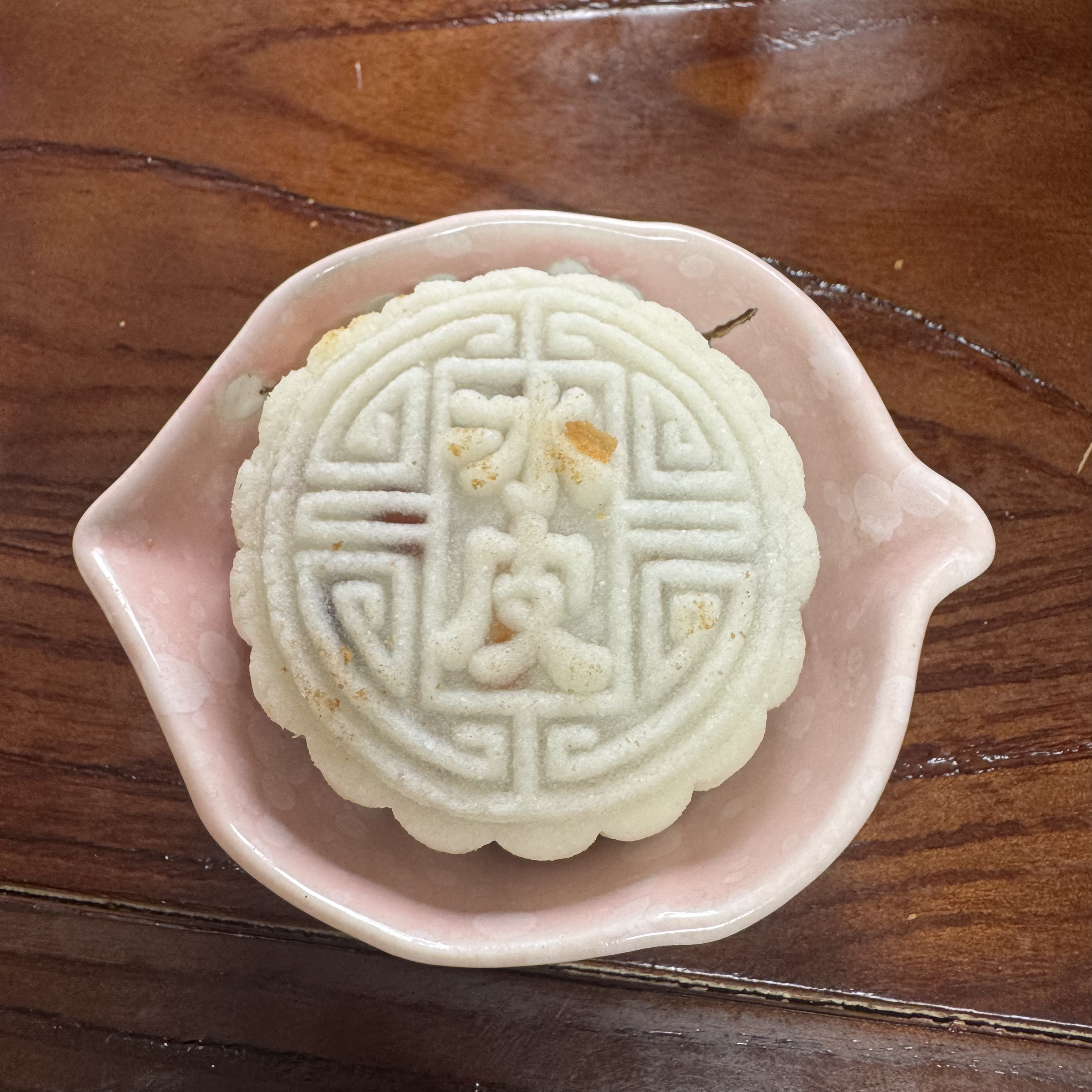 传统京式冰皮五仁月饼皮薄馅足可做早餐糕点零食