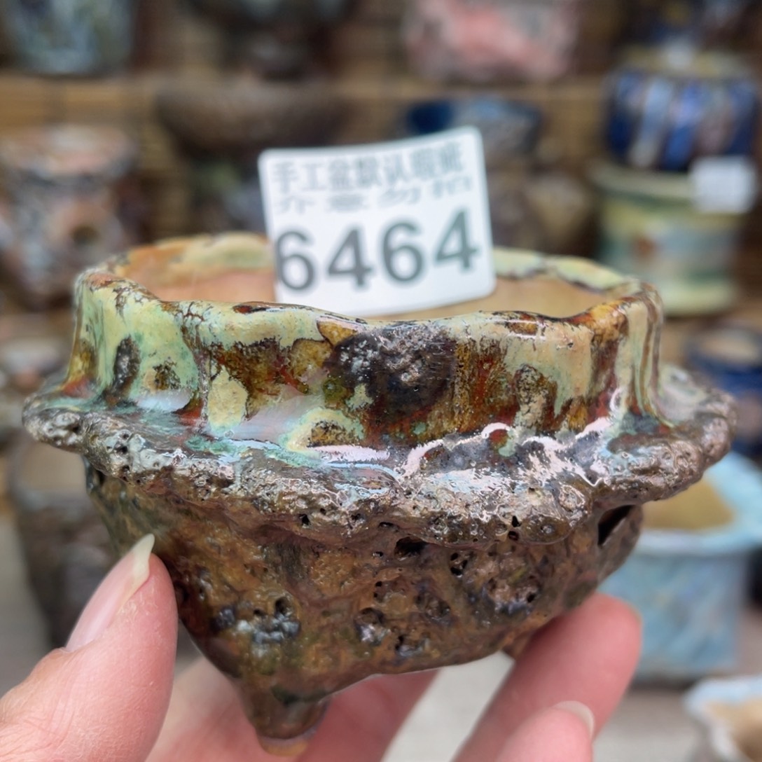 手工花盆默认瑕疵完美者勿拍