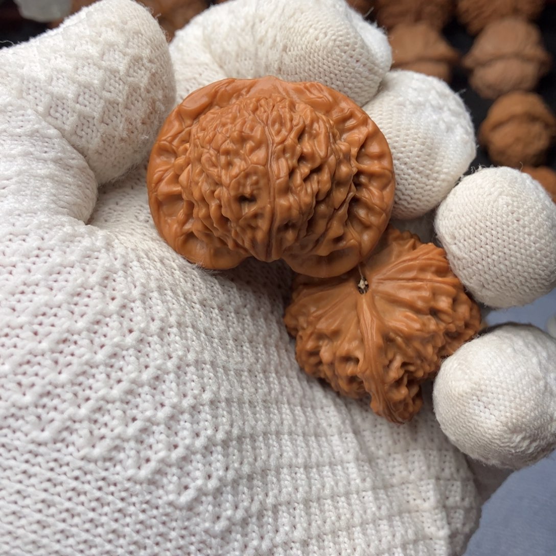 文玩核桃把件安**一老北京宽边