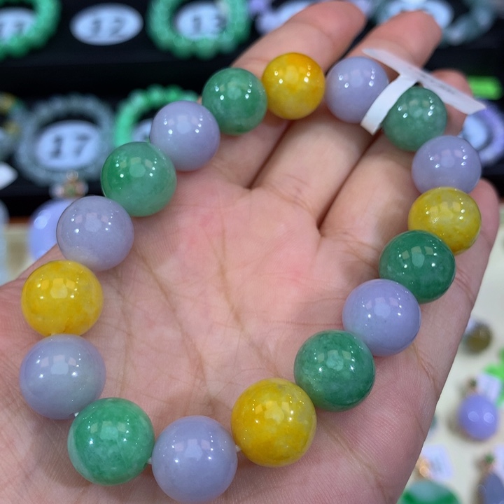 未镶嵌手链翡翠翡翠
