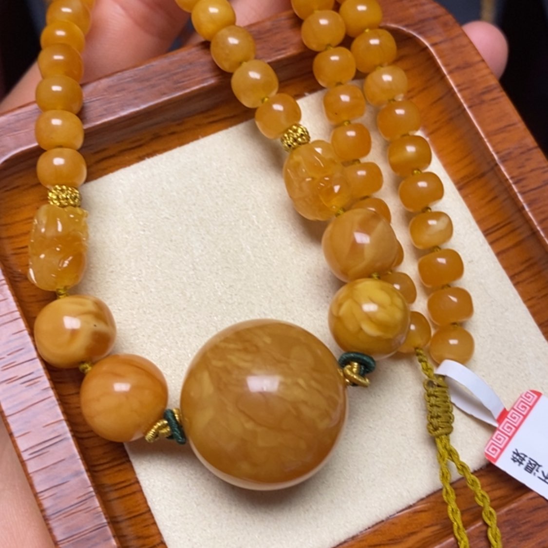 【闪购商品】蜜蜡颈饰未镶嵌项链