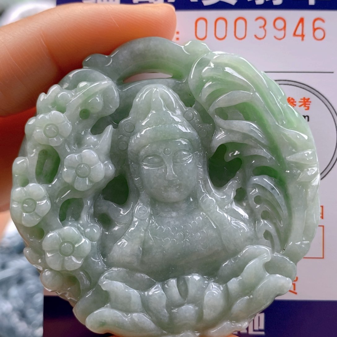 翡翠吊坠(不含链)未镶嵌