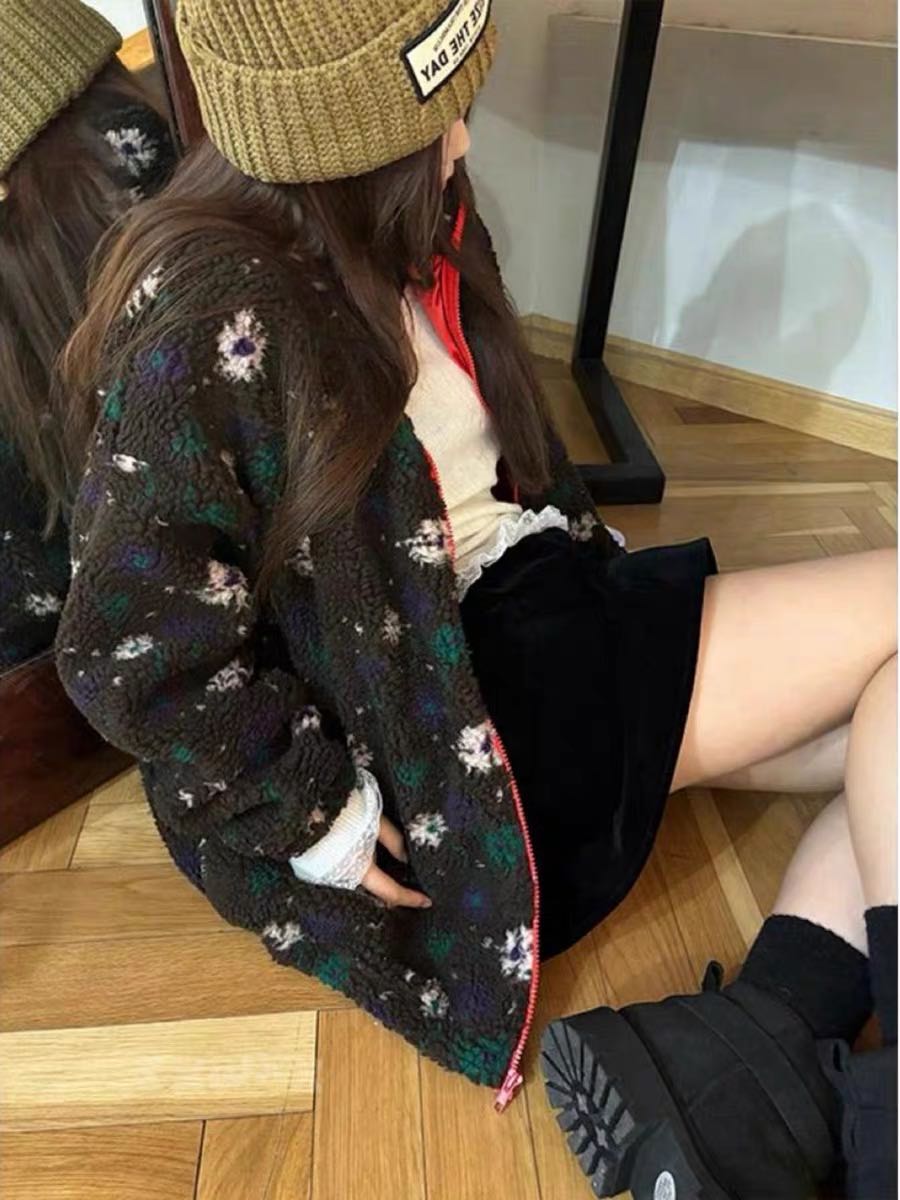 韩版百搭摇粒绒外套 MO 4296