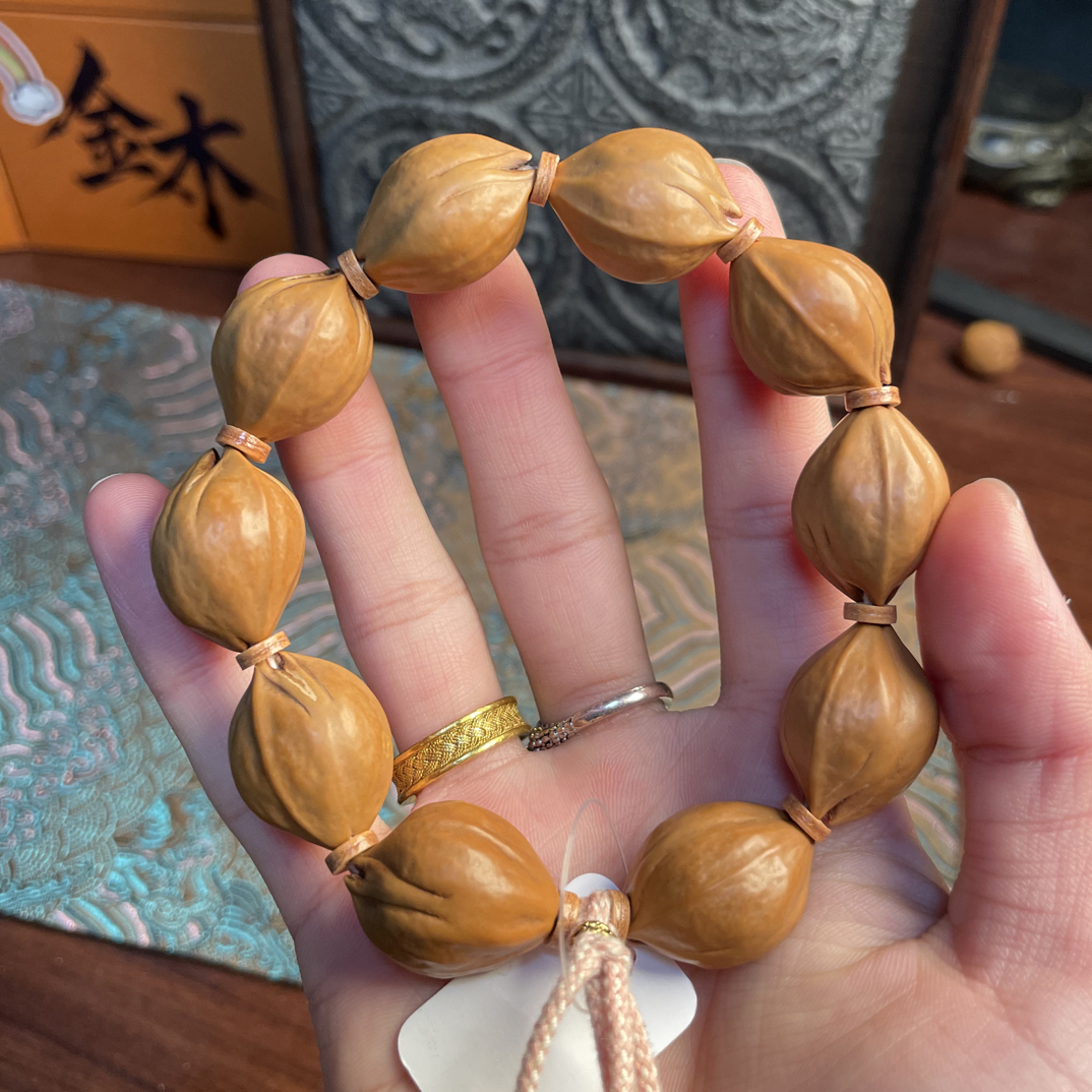 三面佛梅林铁核精品文玩手串