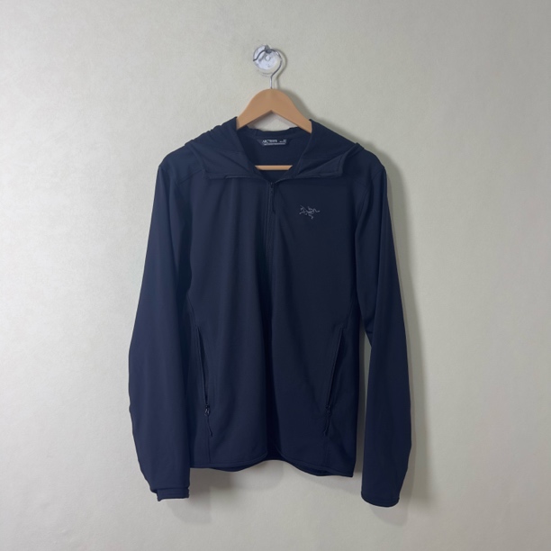 未使用 ARC'TERYX/始祖鸟 Hoody Logo刺绣连帽夹克/S码