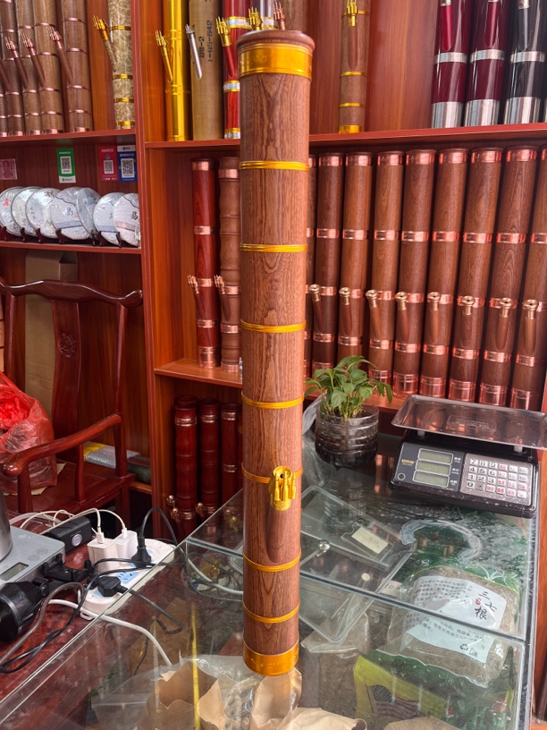 （香花梨中号细长款）云南实木 高度76 内口7 外口8.3